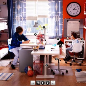 Room With Study Table  Dorm Room Inspirations from IKEA  Wallpaper 13