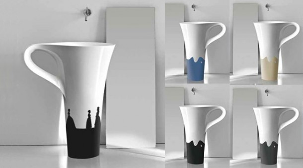 Silhouette Design Basins Unique Bathrooms by ArtCeram Wallpaper 8