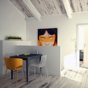 Small Dining Space Moody Melancholic Interiors Wallpaper 9