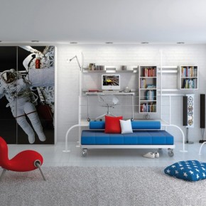 Space Theme Room 665x498  Poster Print Kids Rooms  Wallpaper 3