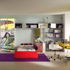 Superman Theme Room 665x498  Poster Print Kids Rooms  Pict  2