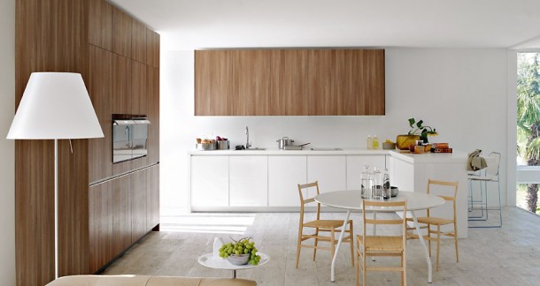 Warm Brown With White  Modern Kitchens From Elmar Cucine  Wallpaper 17