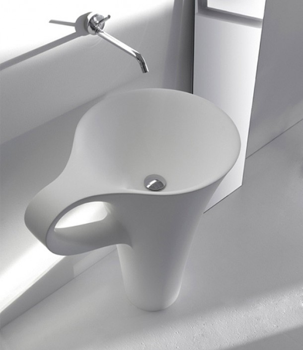 White Coffee Cup Basin  Unique Bathrooms by ArtCeram  Picture  6