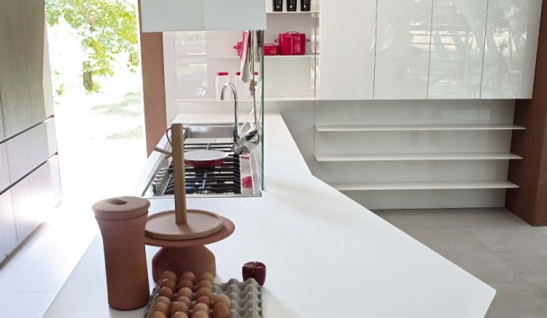 White Cupboards In A Darker Kitchen  Modern Kitchens From Elmar Cucine  Wallpaper 6