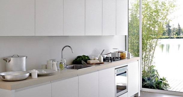 White Kitchen With Great Natural Lighting  Modern Kitchens From Elmar Cucine  Wallpaper 12