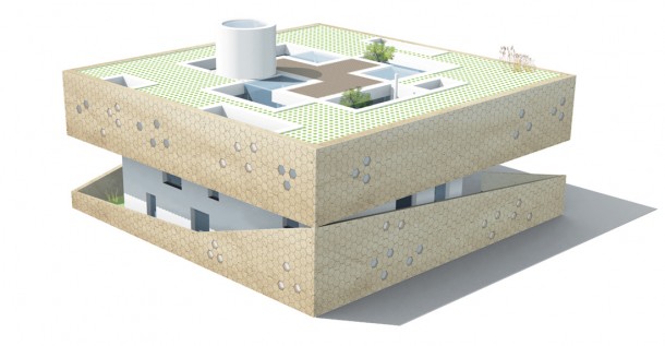 Work AC House 19  40 Revolutionary Housing Concepts from Ordos 100  Picture  21