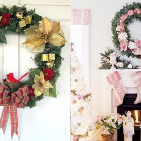 Wreaths Christmas Door 34 Great Christmas Wreath Decorating Ideas Picture 9