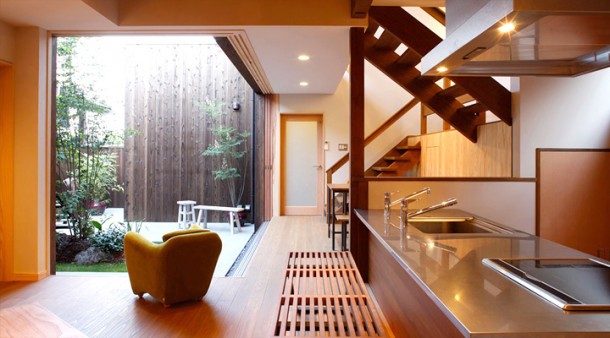 Zen Kitchen And Courtyard Modern Japanese Kitchens Image 2