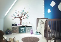 11 Fantastic Baby Nursery Design Ideas by Vertbaudet White Blue Wall Decor