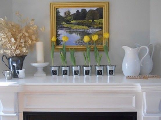 20 Spring Mantel Ideas