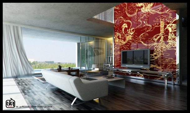 3 Living By Deguff  10 Rooms That Are Designed Around Televisions  Pict  3