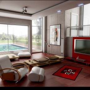 4 Living Room By Ertugy  10 Rooms That Are Designed Around Televisions  Pict  6