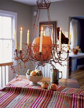 20 Fall Chandelier Decoration Ideas