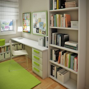 Design Ideas Small Floorspace Kids Rooms Cool Green