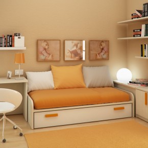 Design Ideas Small Floorspace Kids Rooms Yellow White