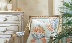 Design Interior French Country Floral Combination Chair And Wall