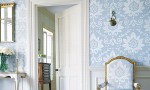 Design Interior French Country Bright Blue White Door