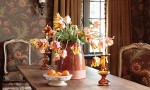 Design Interior French Country Wooden Table With Vase