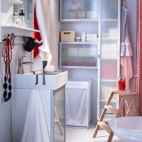 Fresh Clean White Wall Bathroom Design Ideas 2012 by IKEA
