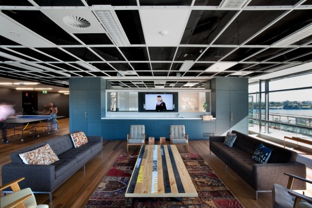 The Modern and Cool Leo Burnett Office Interior Design by HASSELL