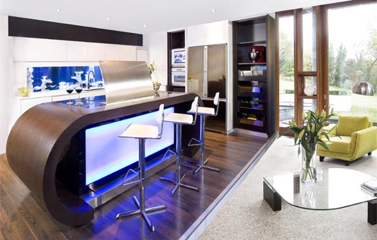 Darren Morgan  : Cool Function Aquarium Kitchen With Visual Impact