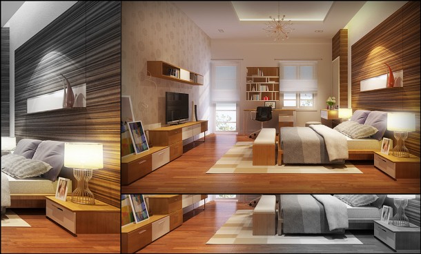 A Warm Bedroom1  Warm and Cozy Rooms Rendered By Yim Lee  Image  8