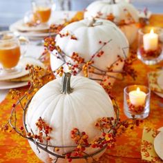 20 Trendy Fall Pumpkin Table Centerpieces