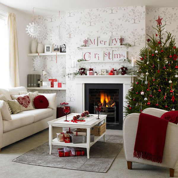 Christmas Living Room 25 33 Christmas Decorations Ideas Bringing The Christmas Spirit into Your Living Room Image 2