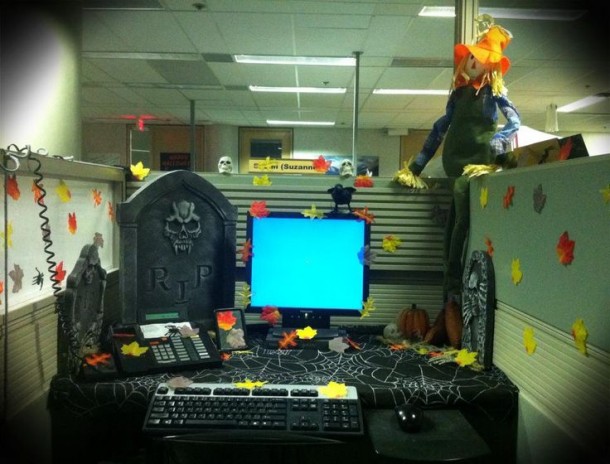 RIP Halloween Office area