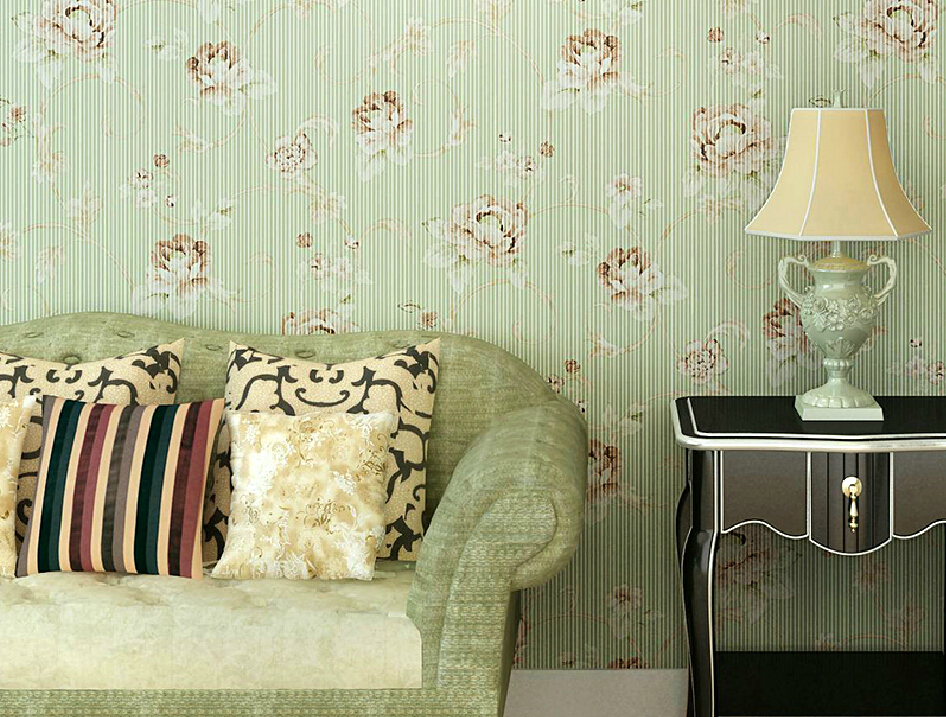 flowerwallpaperlivingroom27desktopwallpaper Interior Design Center Inspiration