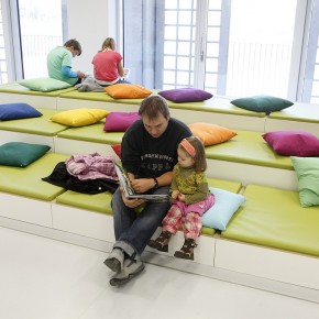 Green Sitting Space For Children  The New Stuttgart City Library  Picture  14