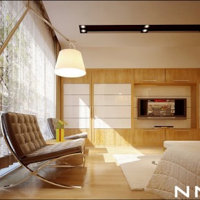 Light Wood White Interior  Dream Home Interiors by Open Design Photo  25