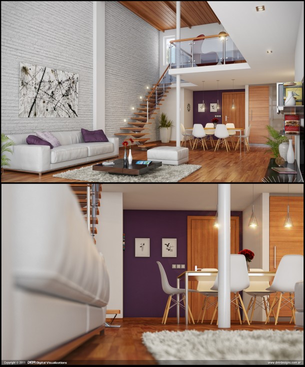 Loft Living Brickwall  Living Rooms Round Up  Image  4