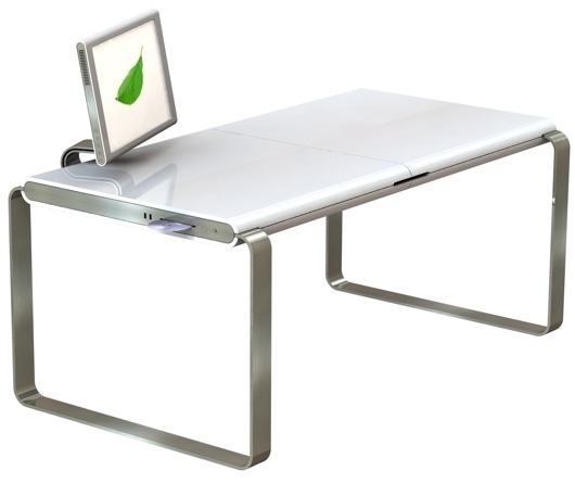 Mac PC Hybrid Desk  11 Modern Minimalist Computer Desks  Image  19