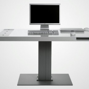 Milk Wireless Desk 582x434  11 Modern Minimalist Computer Desks  Pict  6