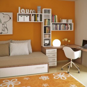 Orange And White Young Childs Workspace  Young Workspaces  Wallpaper 9