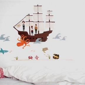 Pirate Sea Creatures Wall Stickers  Kids Wall Stickers  Pict  10