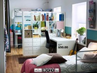 Serene White Room  Dorm Room Inspirations from IKEA  Wallpaper 1