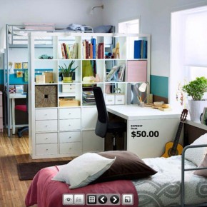 Serene White Room  Dorm Room Inspirations from IKEA  Wallpaper 1
