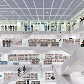 White And The Books  The New Stuttgart City Library  Pict  8