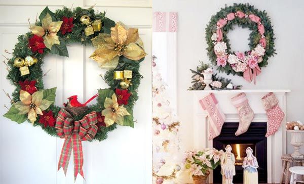 Wreaths Christmas Door 34 Great Christmas Wreath Decorating Ideas Picture 9
